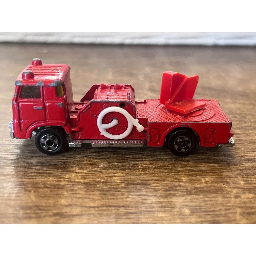 Vintage Zylmex P312 Red Ford Fire Truck Incomplete Loose Die Cast Hong‎ Kong